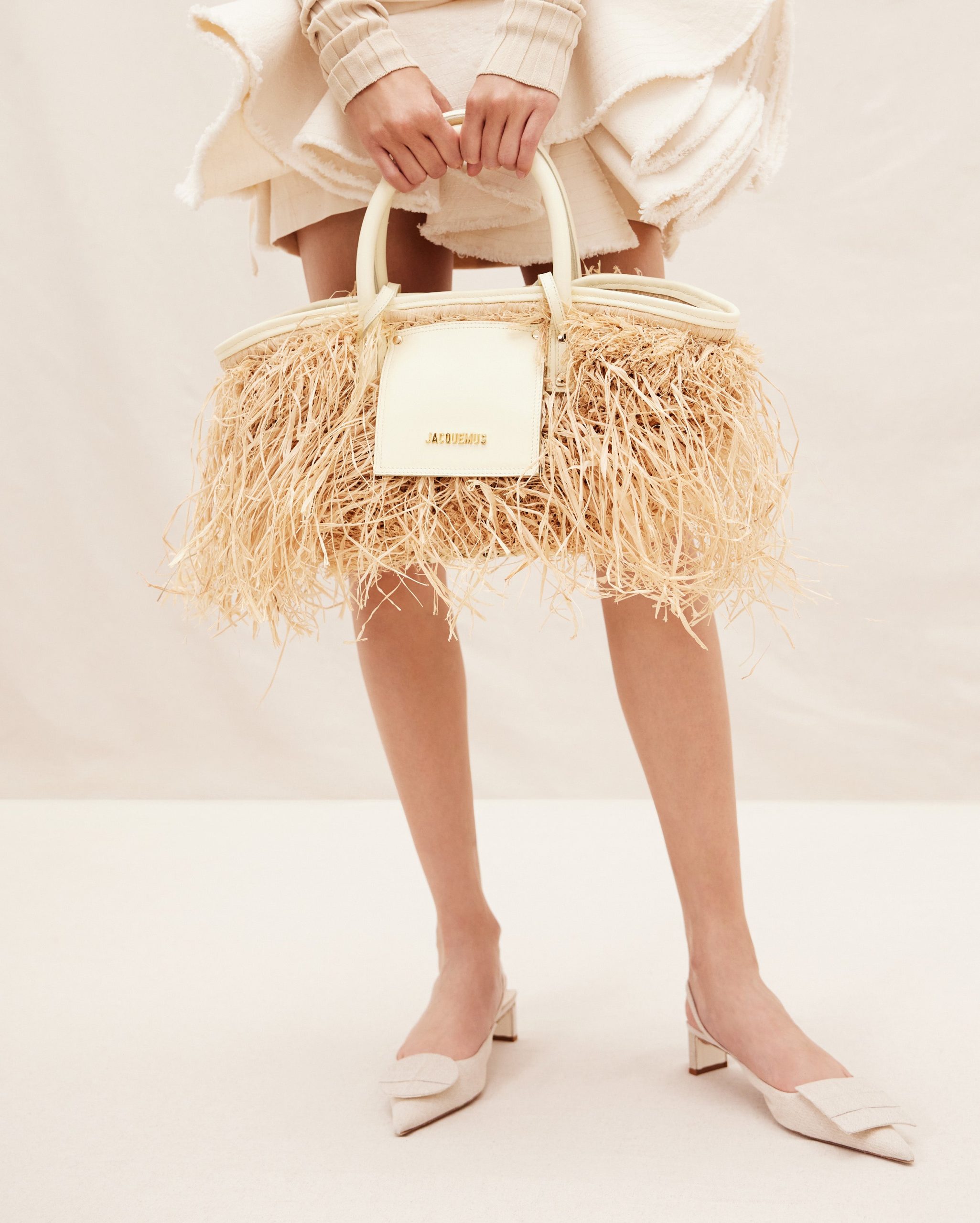 Jacquemus Le panier Soli Raphia Raphia beach basket bag. - Image 2