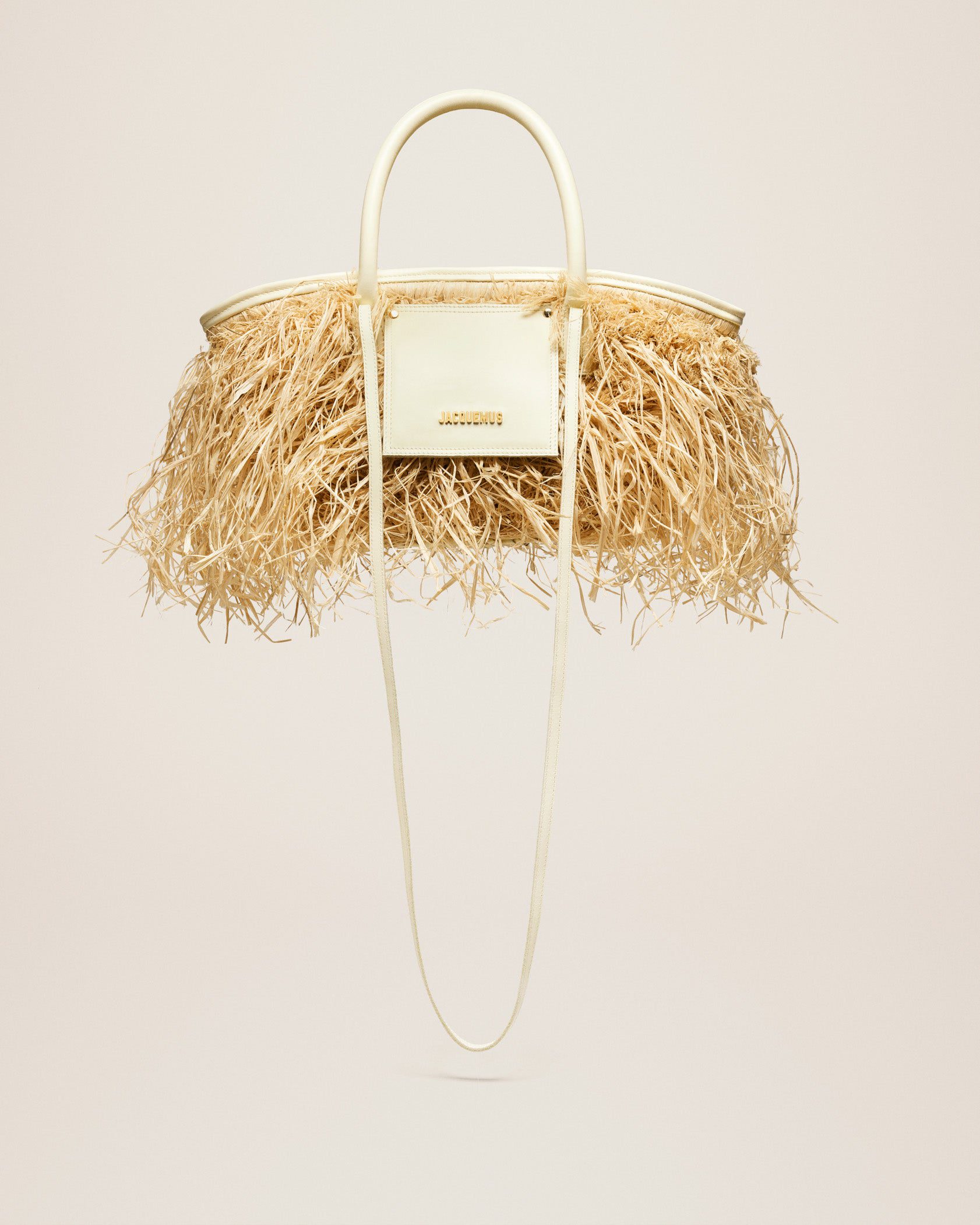 Jacquemus Le panier Soli Raphia Raphia beach basket bag. - Image 5