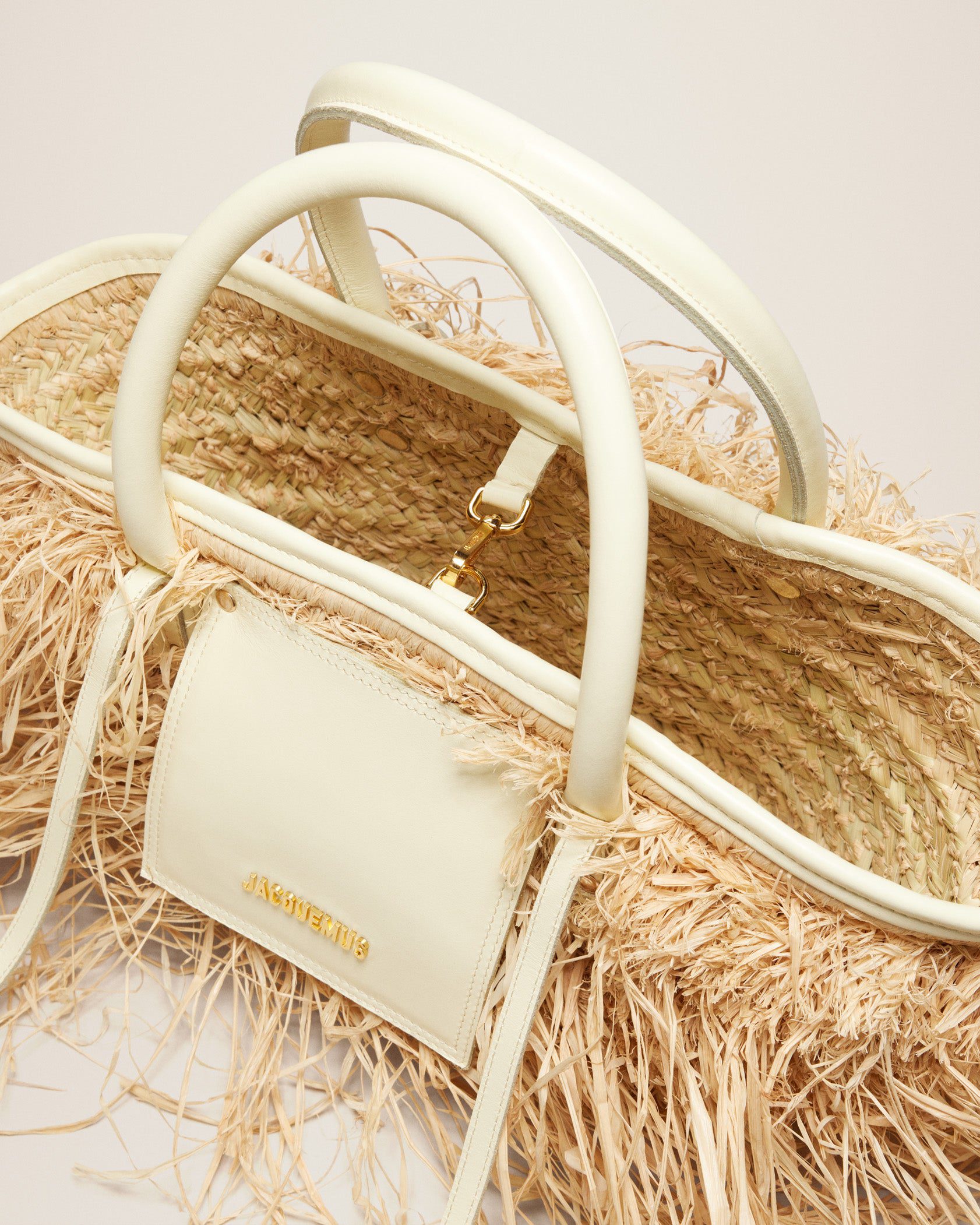 Jacquemus Le panier Soli Raphia Raphia beach basket bag. - Image 7