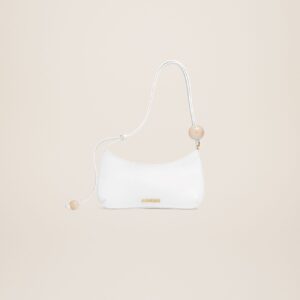 Jacquemus Le Bisou Perle Beaded shoulder bag.