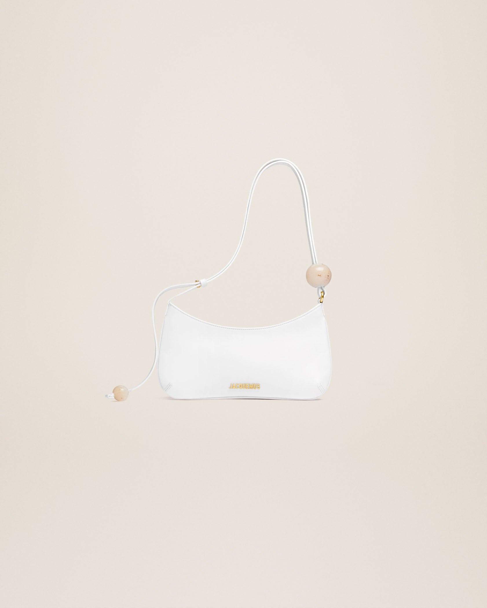 Jacquemus Le Bisou Perle Beaded shoulder bag.