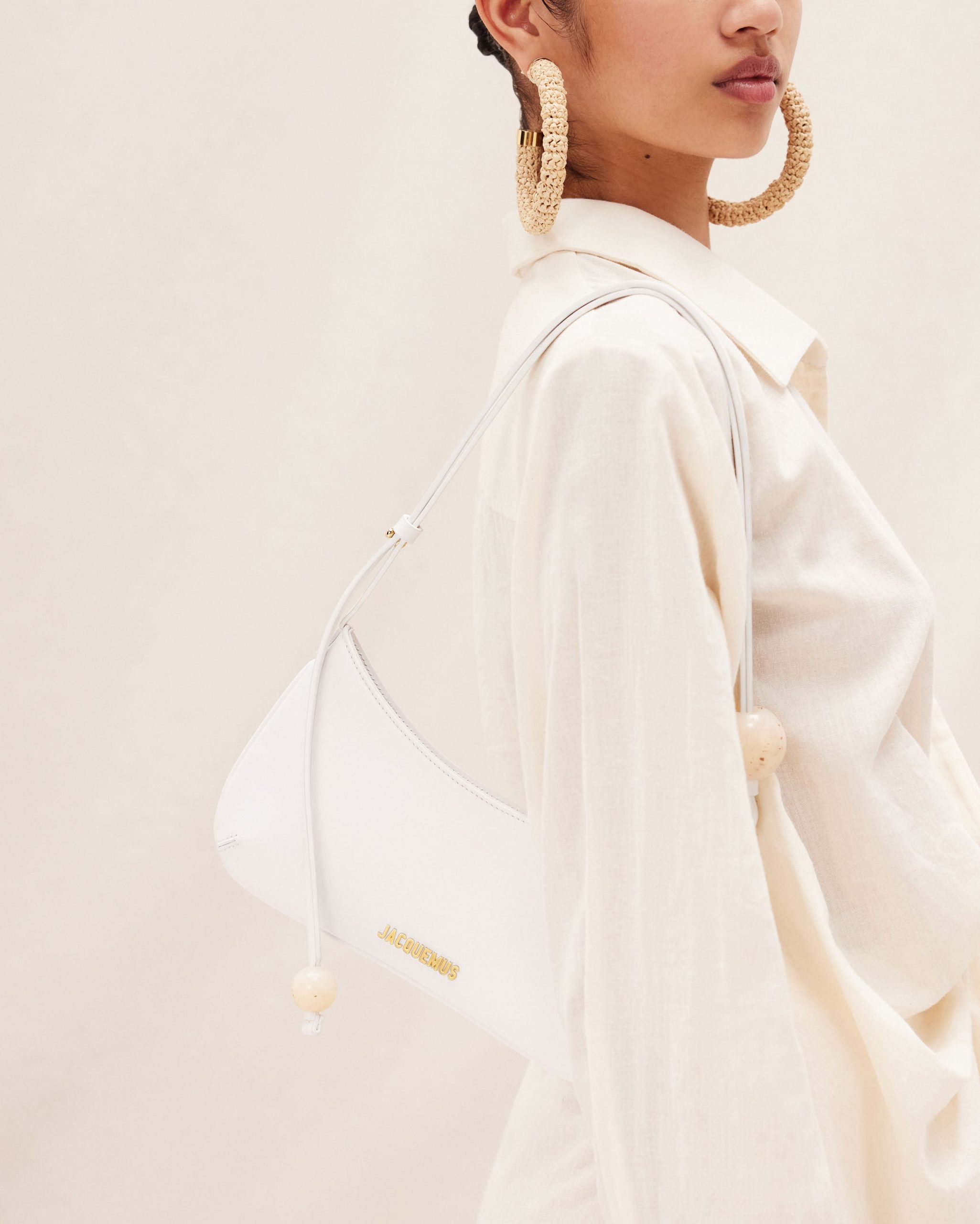 Jacquemus Le Bisou Perle Beaded shoulder bag. - Image 2