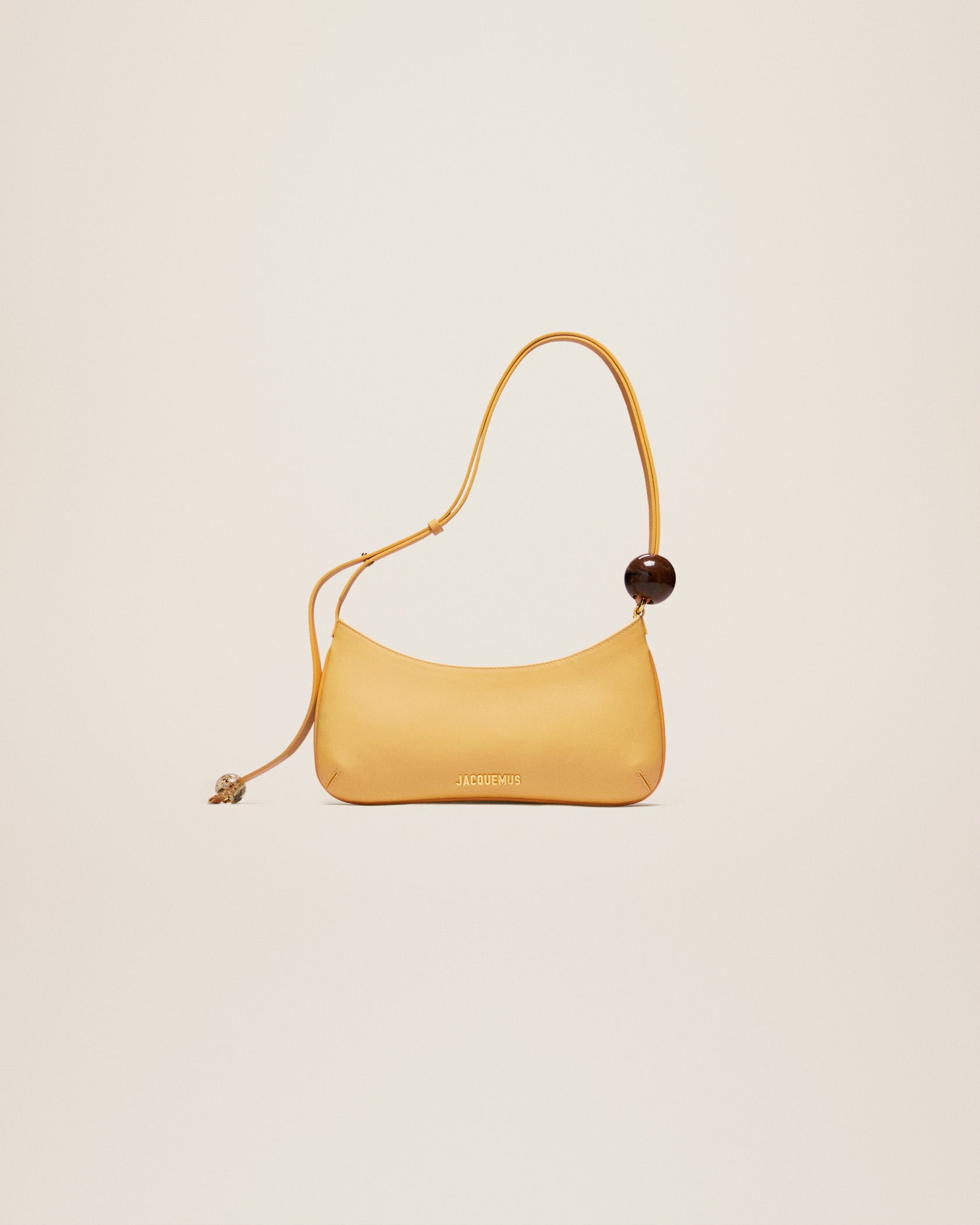 Jacquemus Le Bisou Perle Beaded shoulder bag.