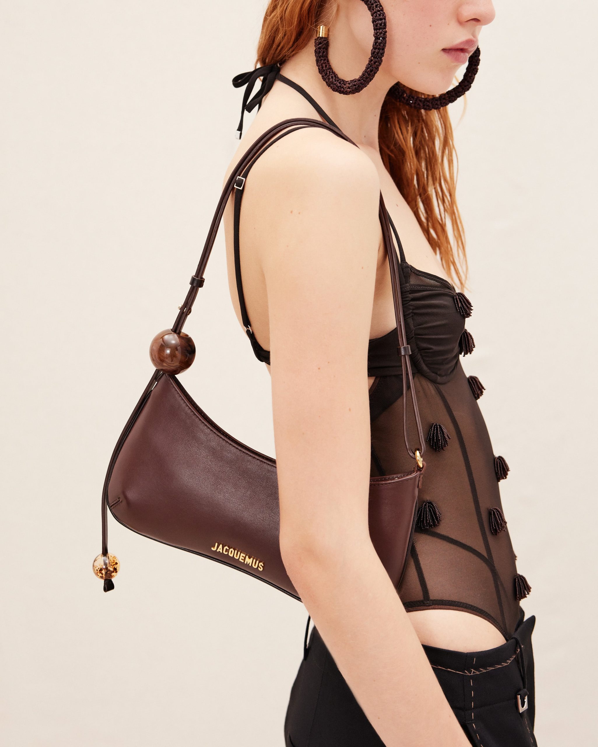 Jacquemus Le Bisou Perle Beaded shoulder bag. - Image 2