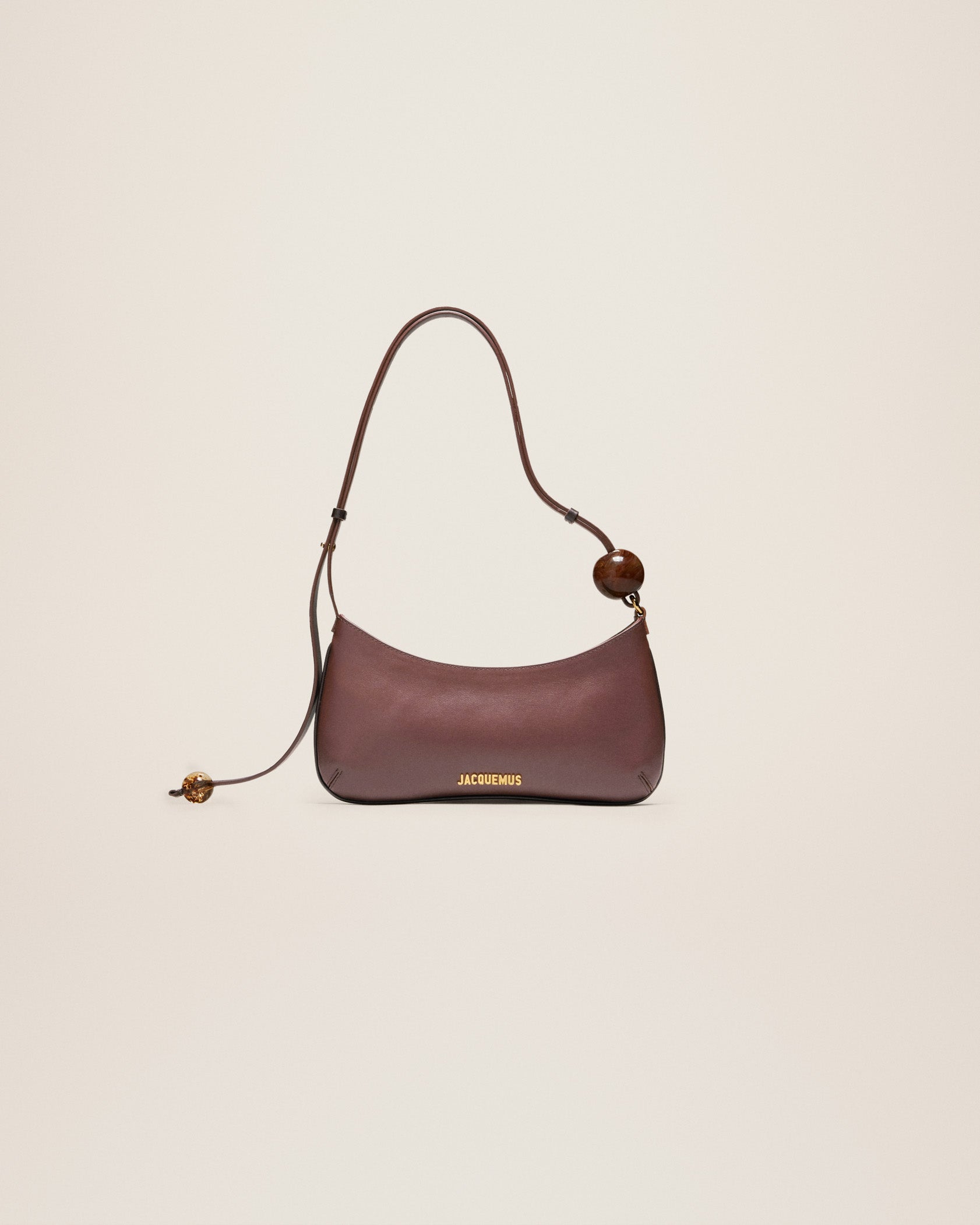 Jacquemus Le Bisou Perle Beaded shoulder bag.