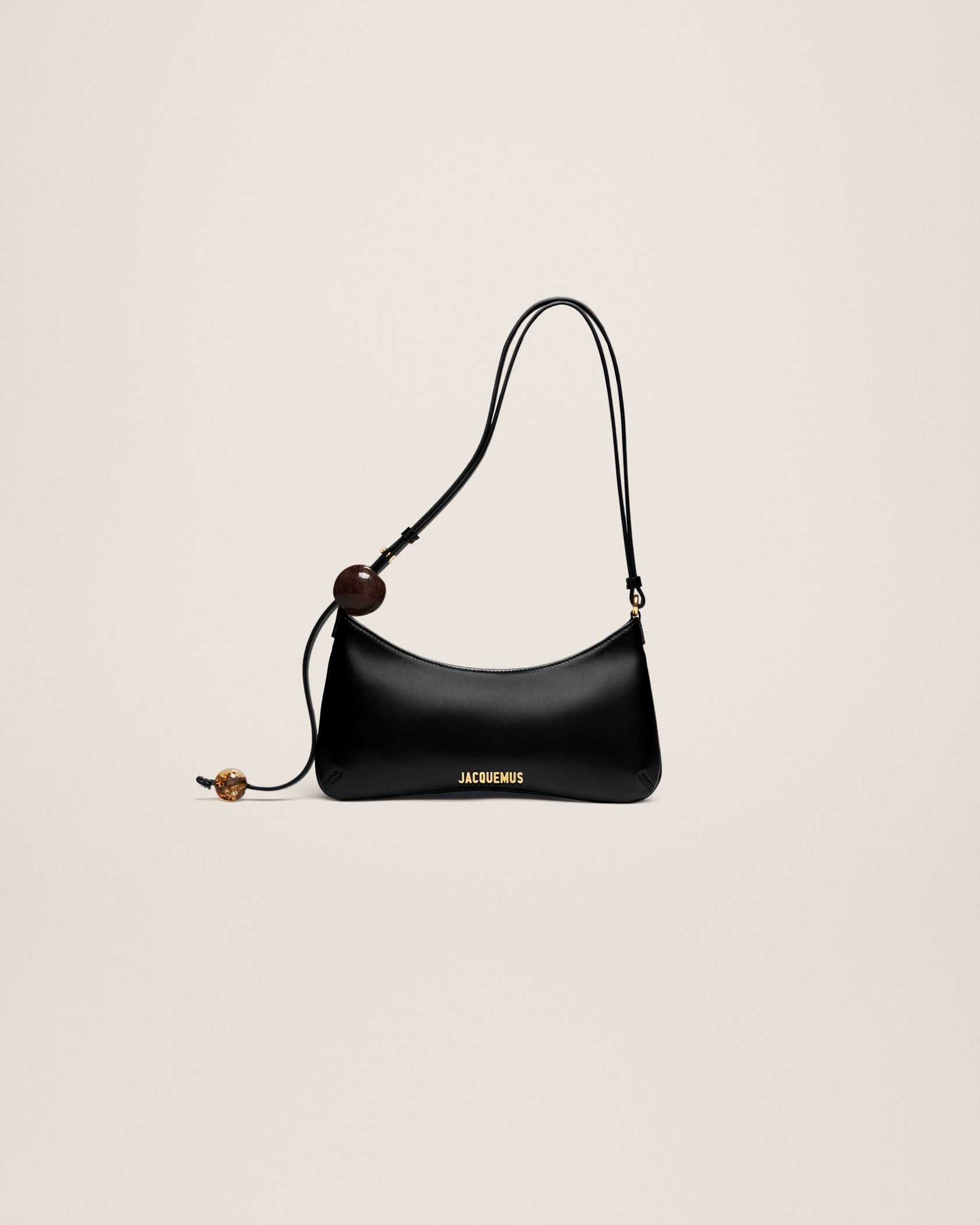 Jacquemus Le Bisou Perle Beaded shoulder bag.