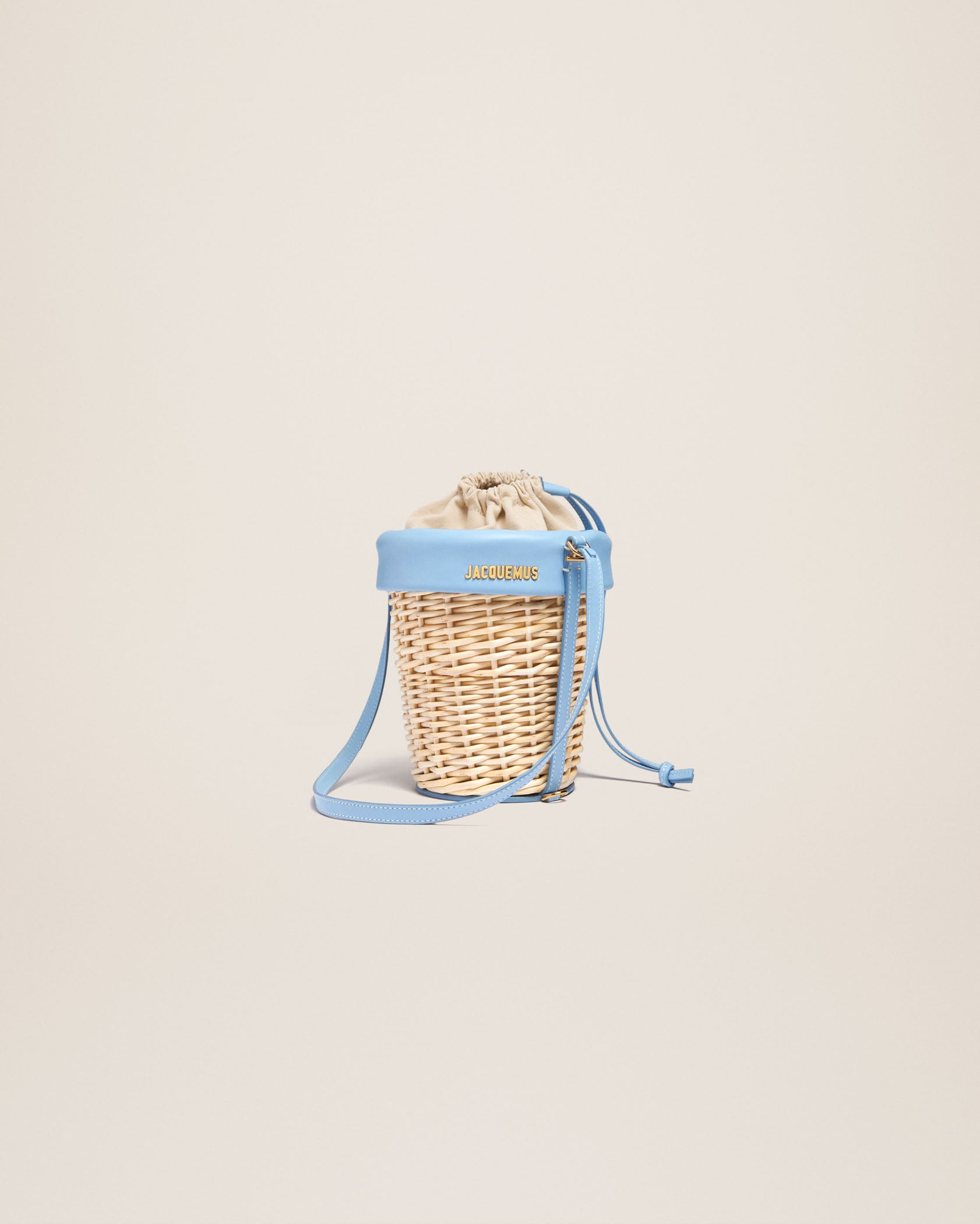 Jacquemus Le panier Seau Wicker bucket basket. - Image 3