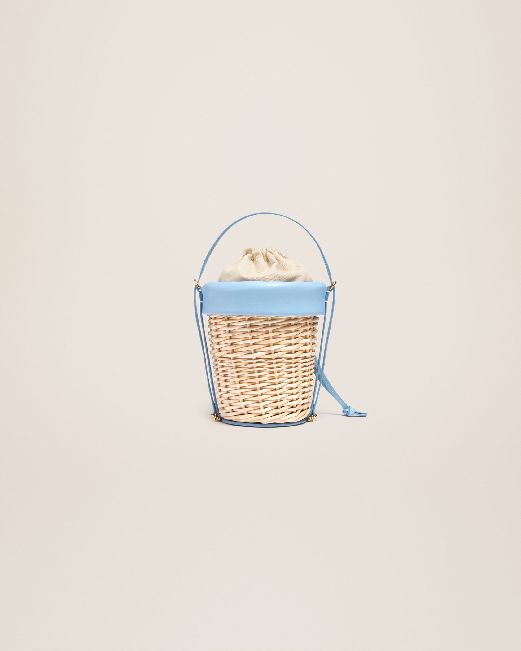 Jacquemus Le panier Seau Wicker bucket basket. - Image 4