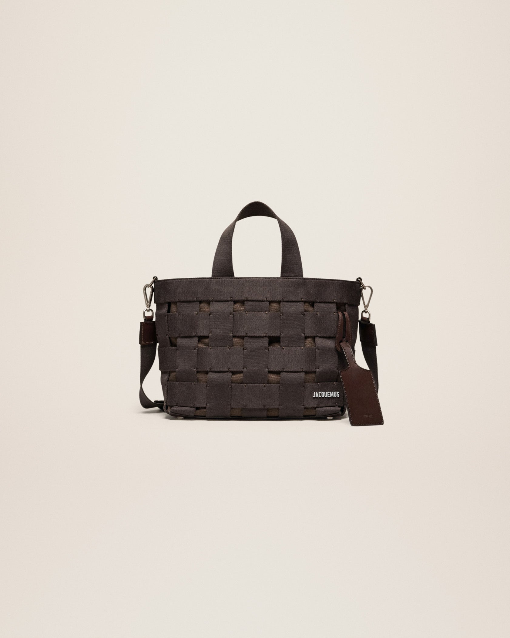 Jacquemus Le cabas Gros Grain Grosgrain tote bag.