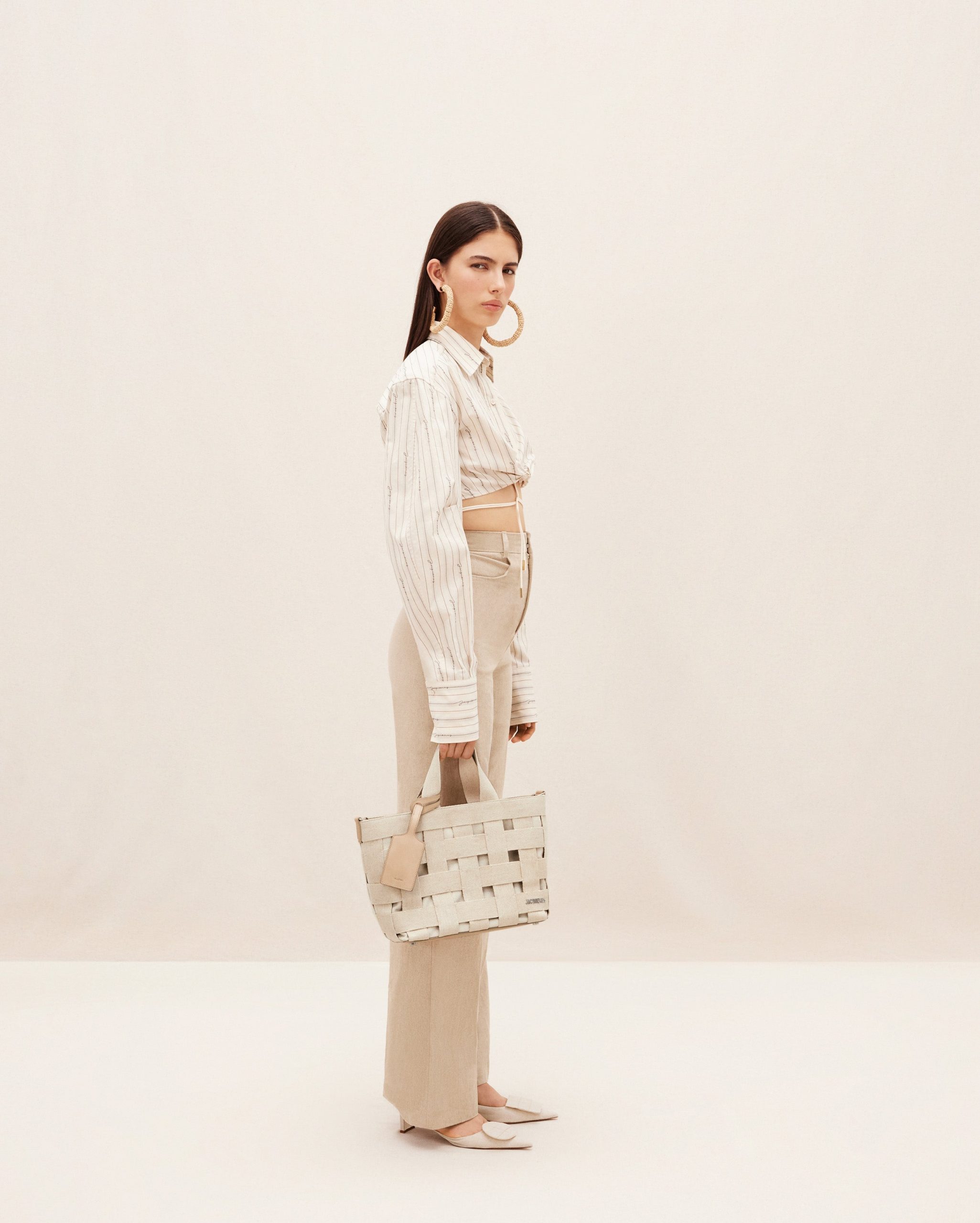 Jacquemus Le cabas Gros Grain Grosgrain tote bag. - Image 3