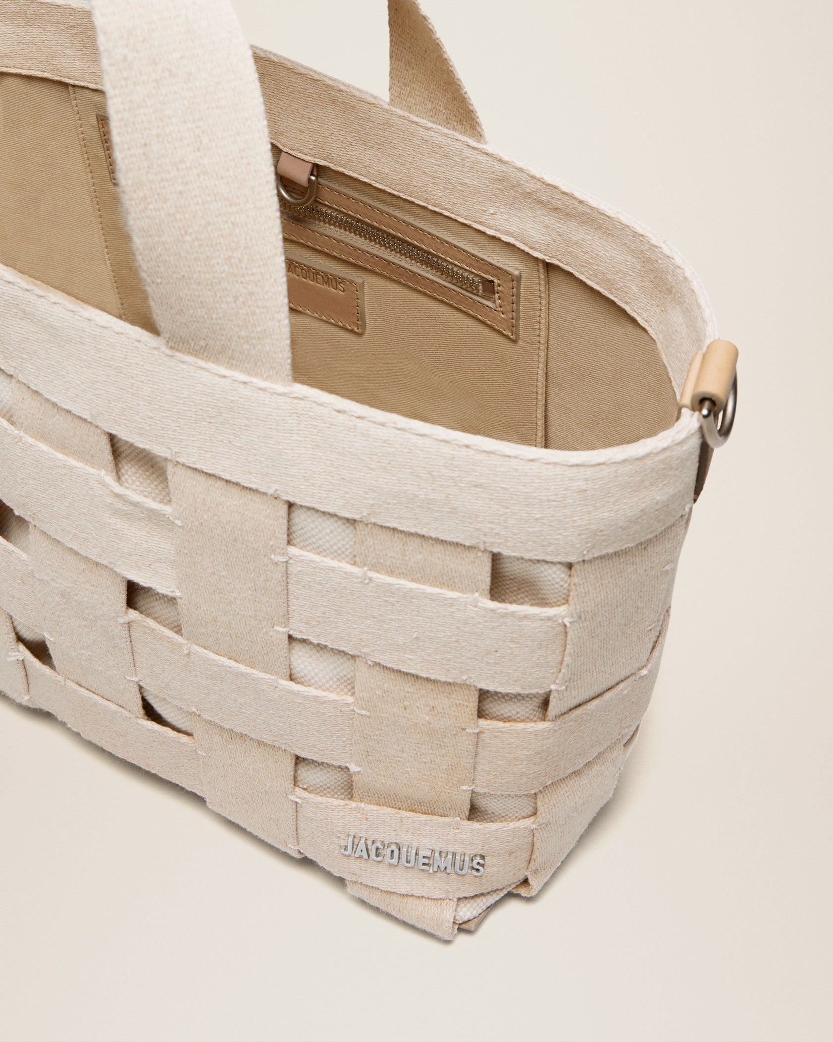 Jacquemus Le cabas Gros Grain Grosgrain tote bag. - Image 7