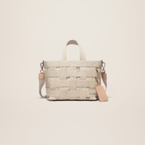 Jacquemus Le cabas Gros Grain Grosgrain tote bag.