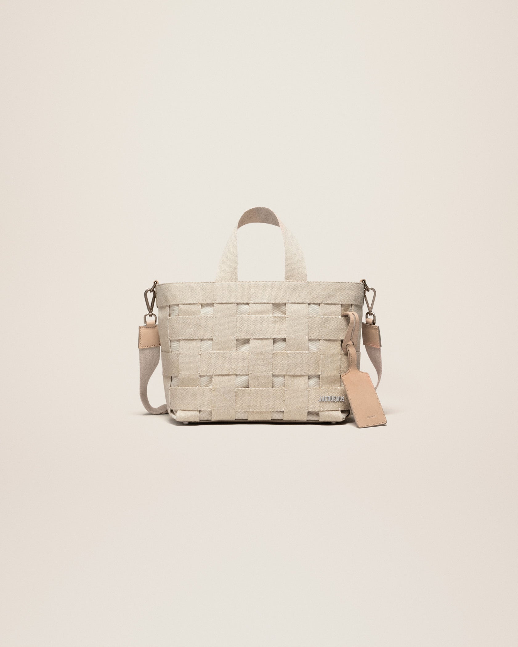 Jacquemus Le cabas Gros Grain Grosgrain tote bag.