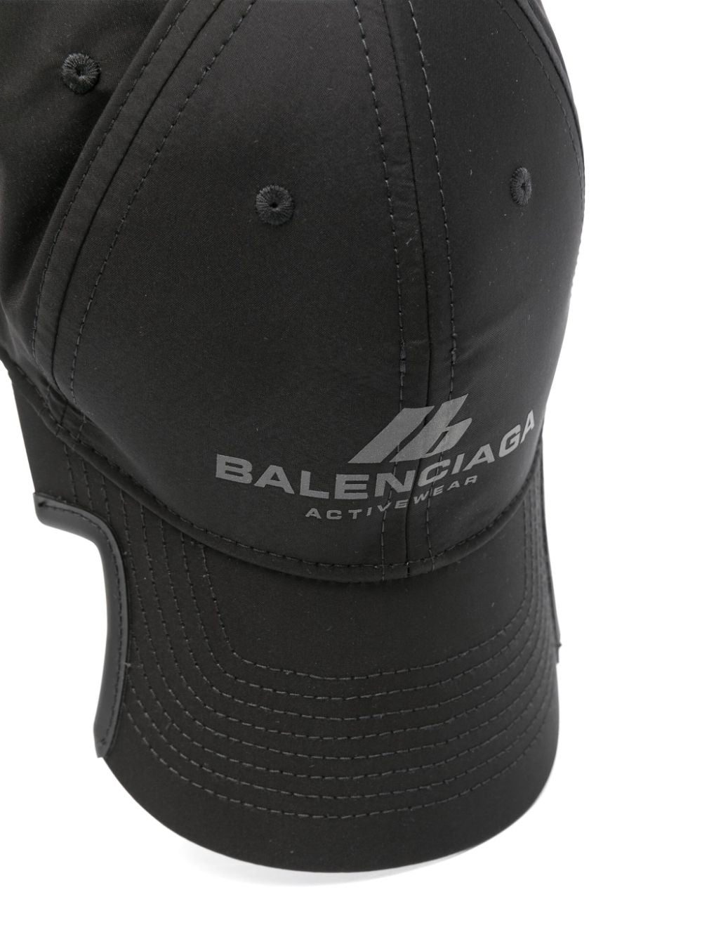 Balenciaga logo-print baseball cap - Image 2
