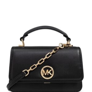 Michael Kors logo-plaque leather tote bag