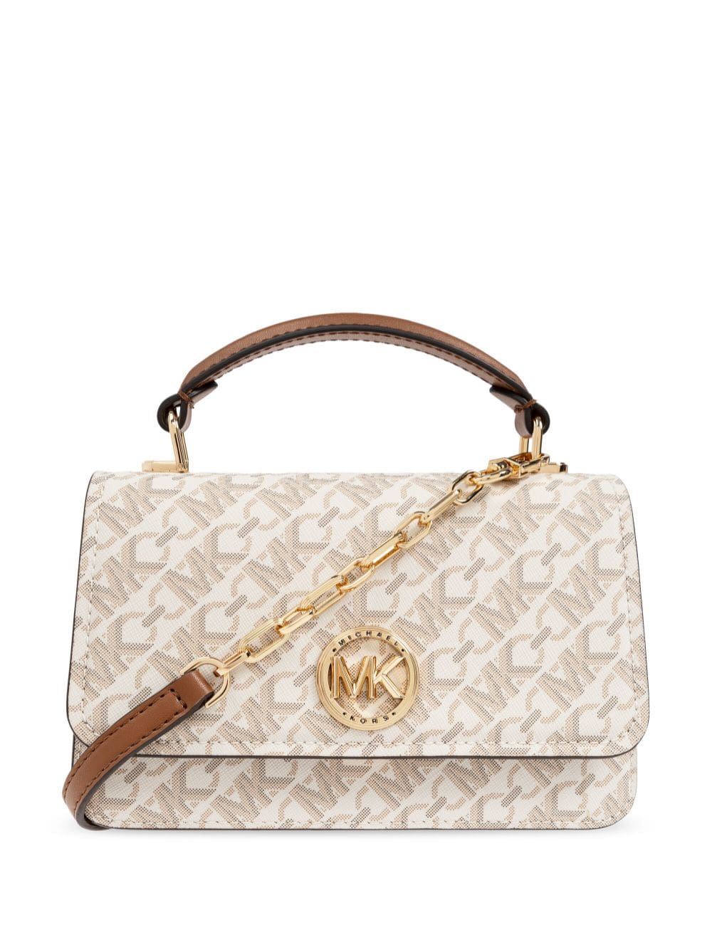 Michael Michael Kors monogram logo-plaque tote bag