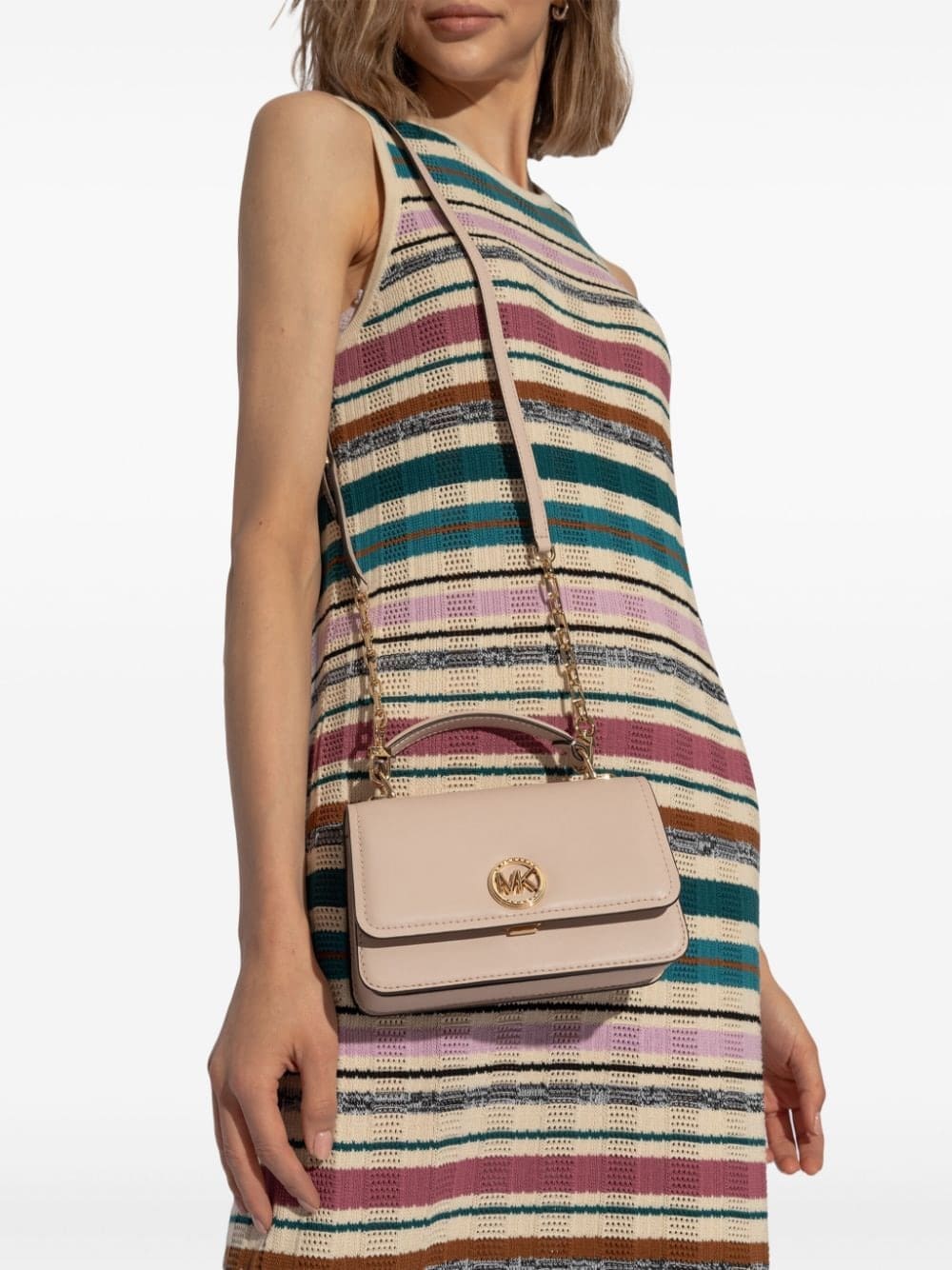 Michael Michael Kors logo-plaque leather tote bag - Image 2