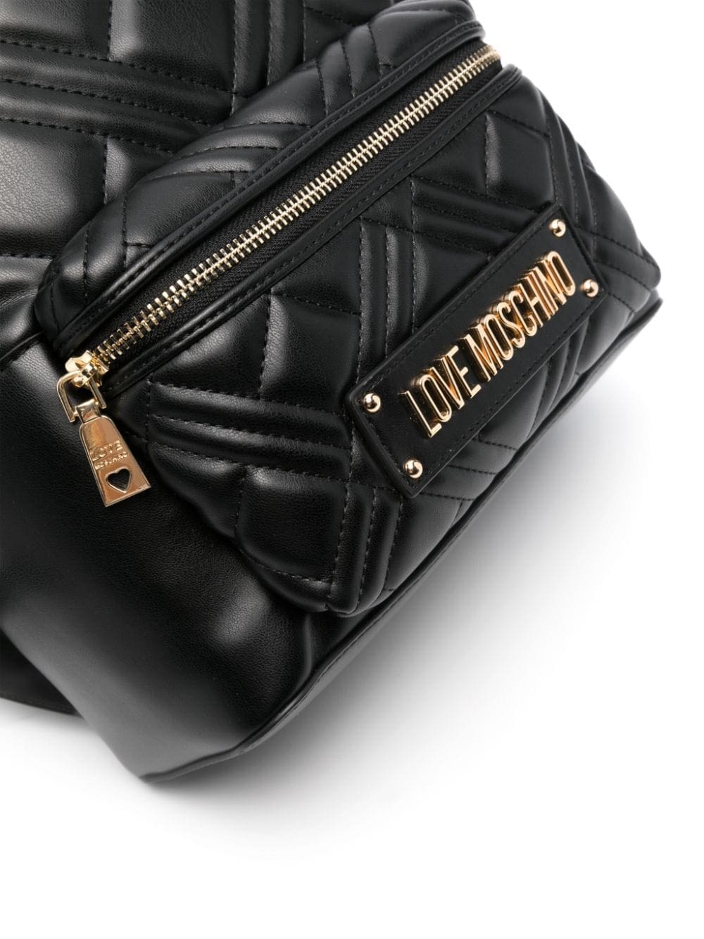 Love Moschino quilted leather backpack - Image 4