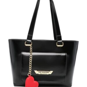Love Moschino brushed leather shoulder bag