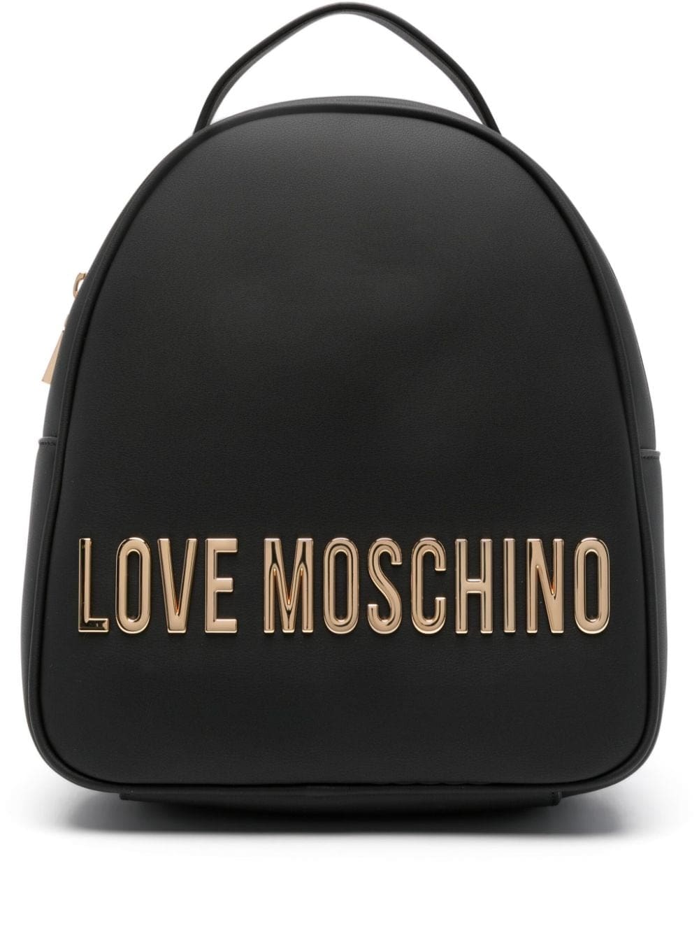 Love Moschino logo-lettering leather backpack