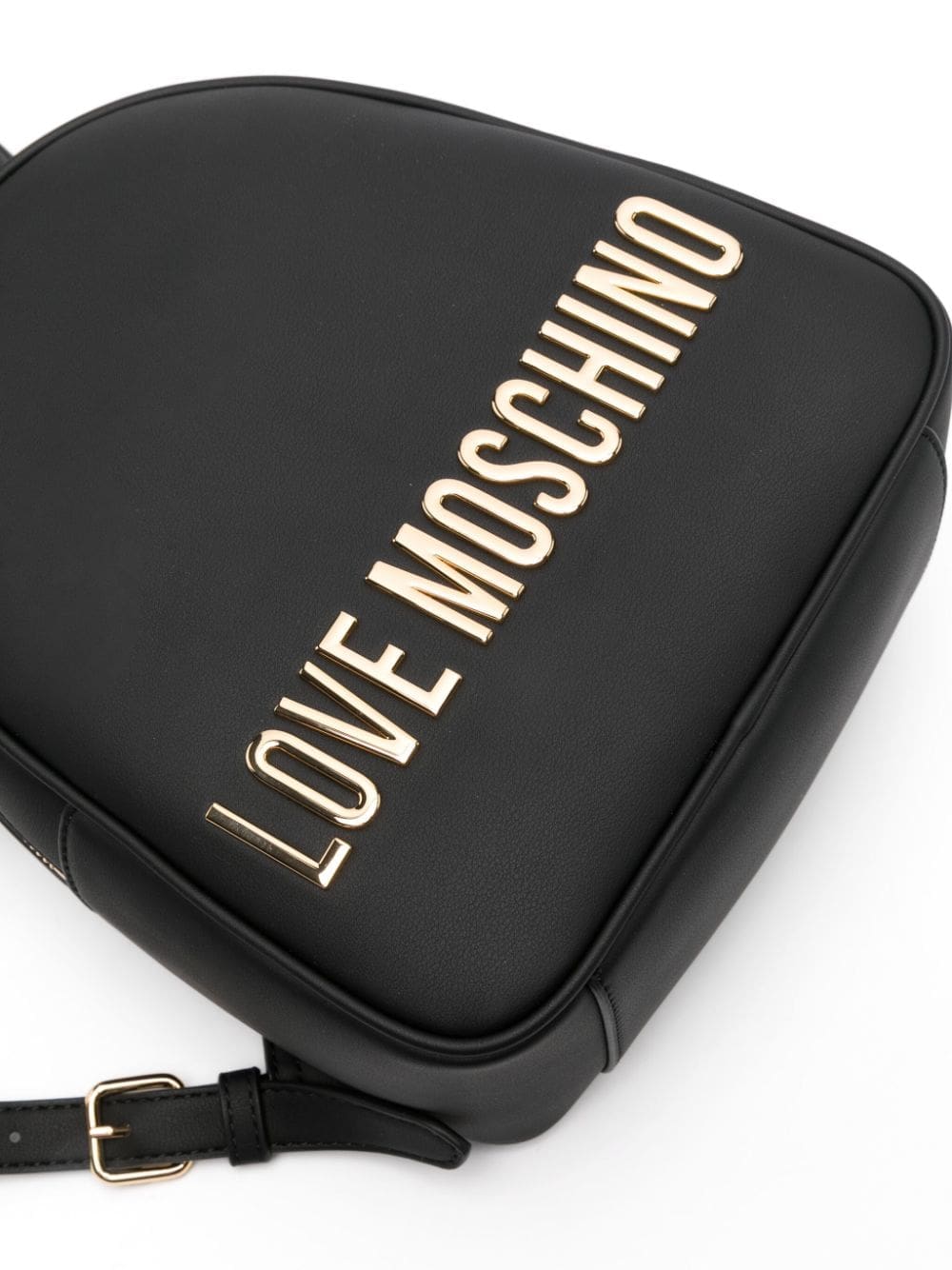Love Moschino logo-lettering leather backpack - Image 4