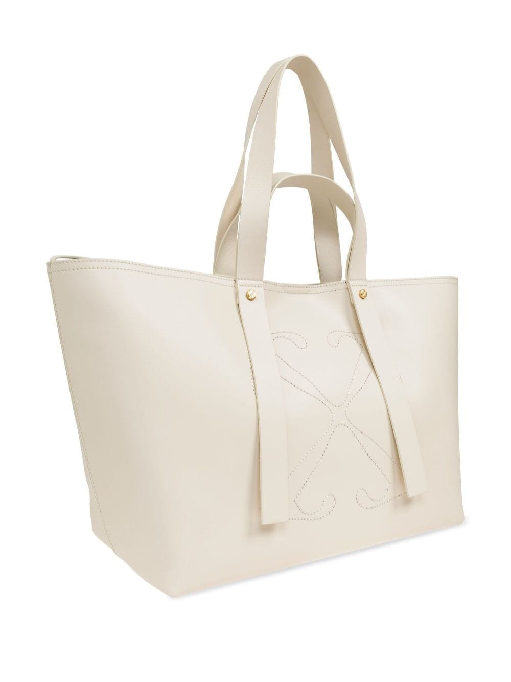 Off-White medium Day Off leather tote bag - Image 4