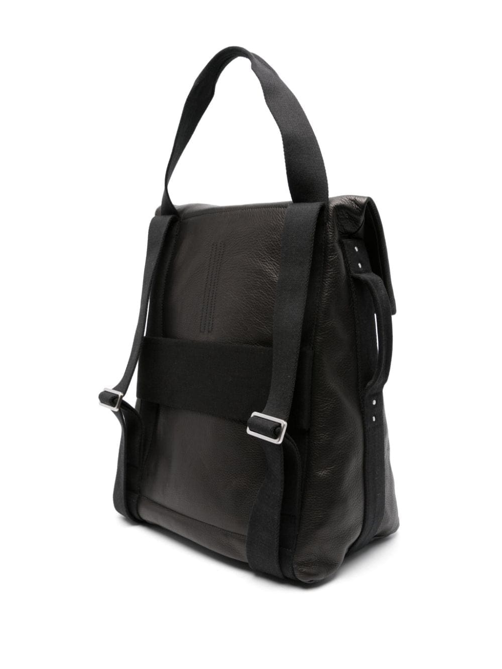 Rick Owens flap-detail leather cargo backpack - Image 3