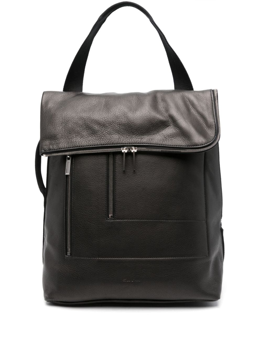 Rick Owens flap-detail leather cargo backpack