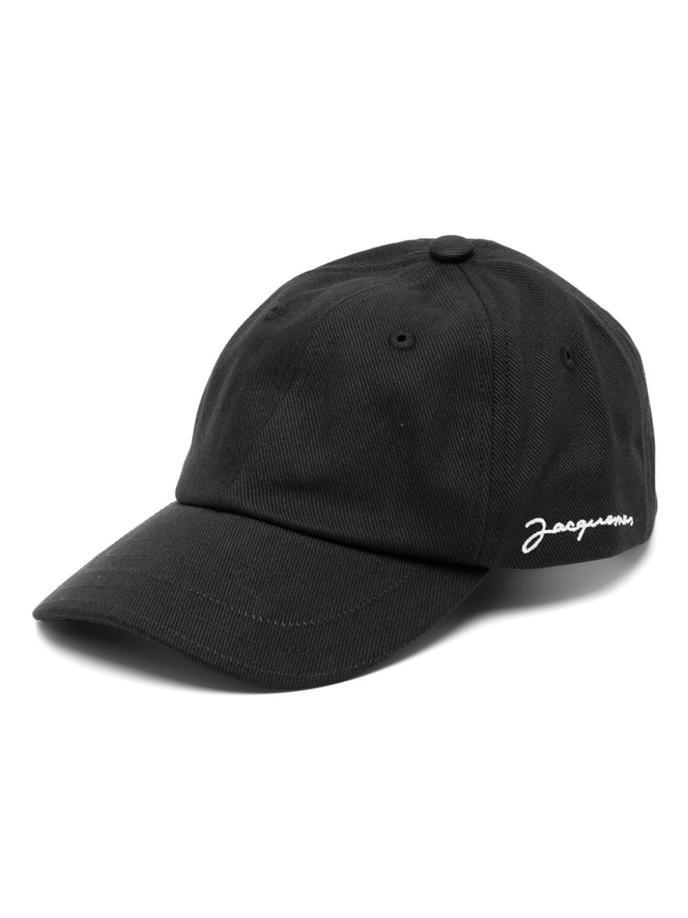 Jacquemus logo-embroidered cotton cap