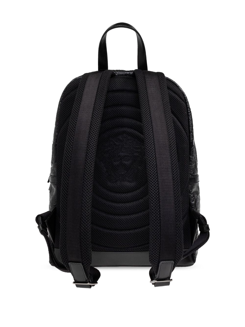 Versace appliqué-logo leather backpack - Image 2