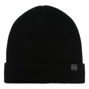 TOM FORD logo-patch ribbed beanie