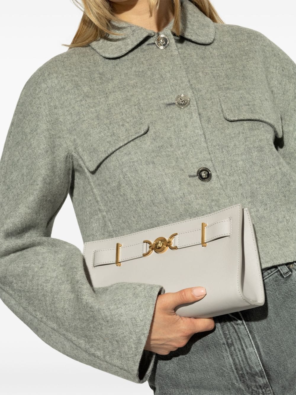 Versace Medusa '95 leather clutch bag - Image 2