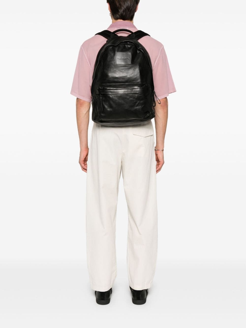 AllSaints Carabiner leather backpack - Image 2