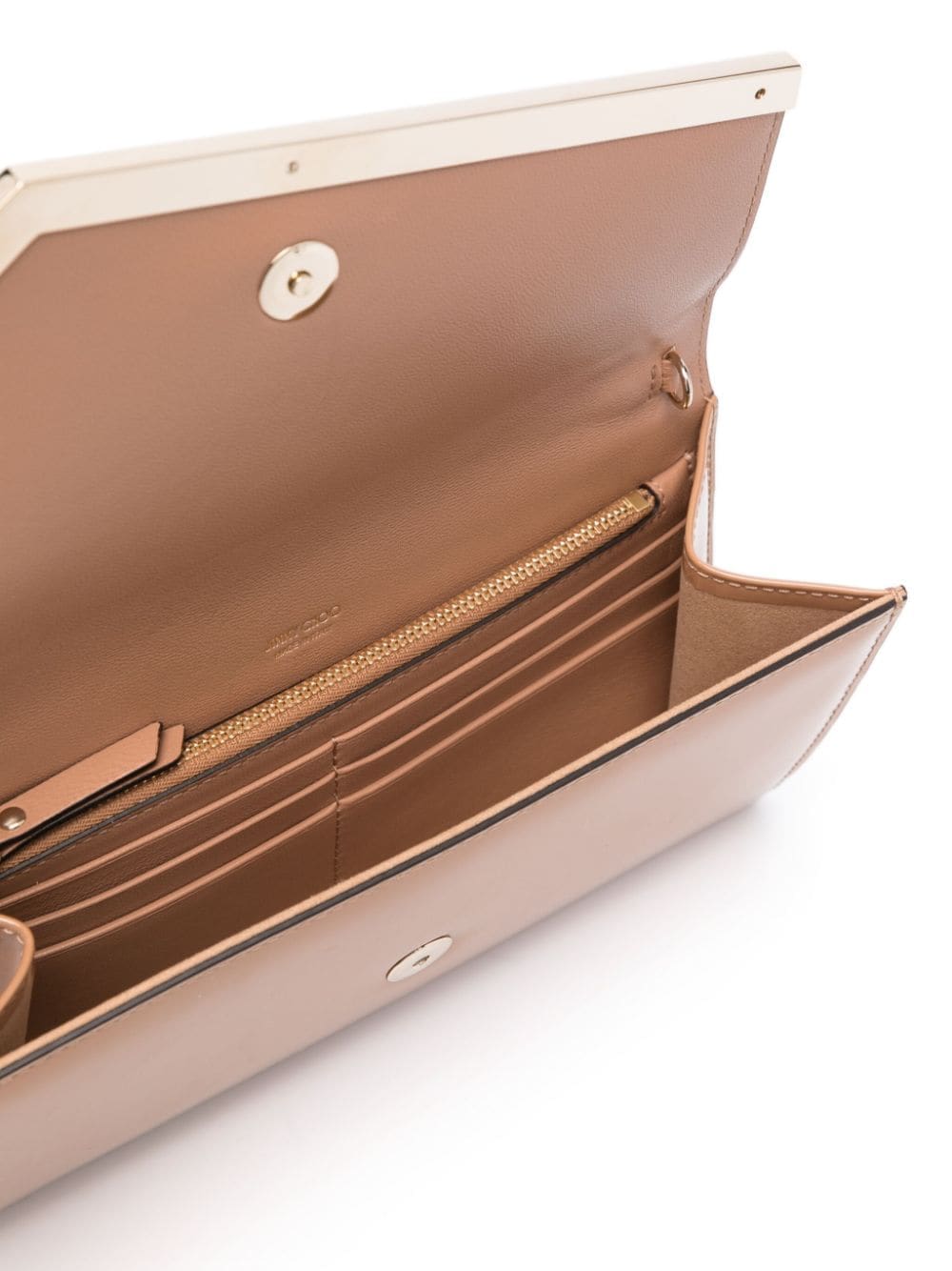 Jimmy Choo Emmie leather clutch bag - Image 5