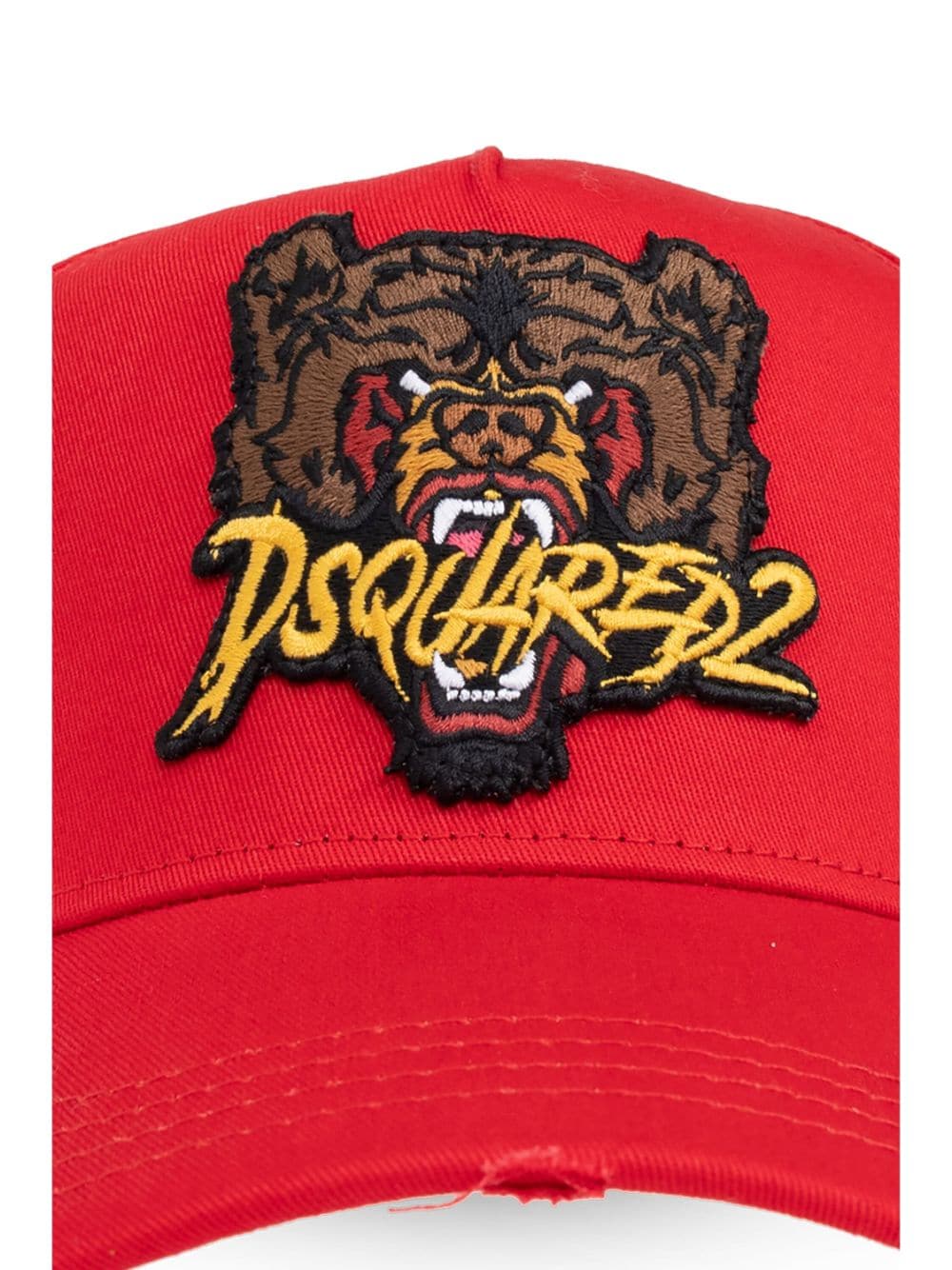 DSQUARED2 tiger-appliqué baseball cap - Image 4
