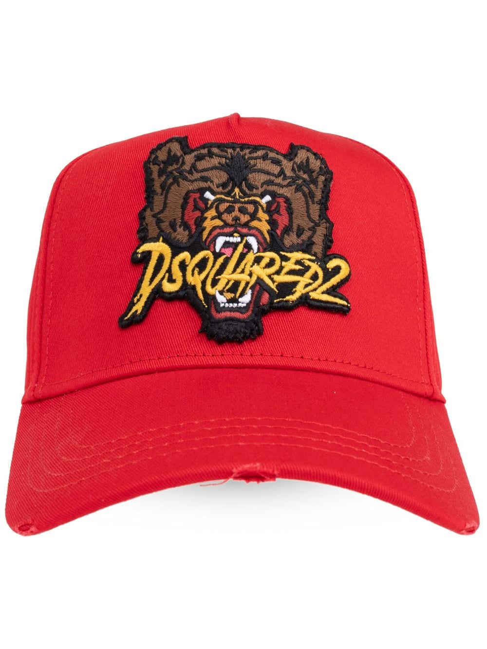 DSQUARED2 tiger-appliqué baseball cap