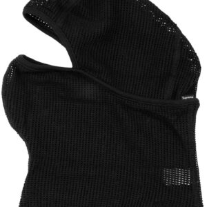 Supreme logo-tag mesh balaclava