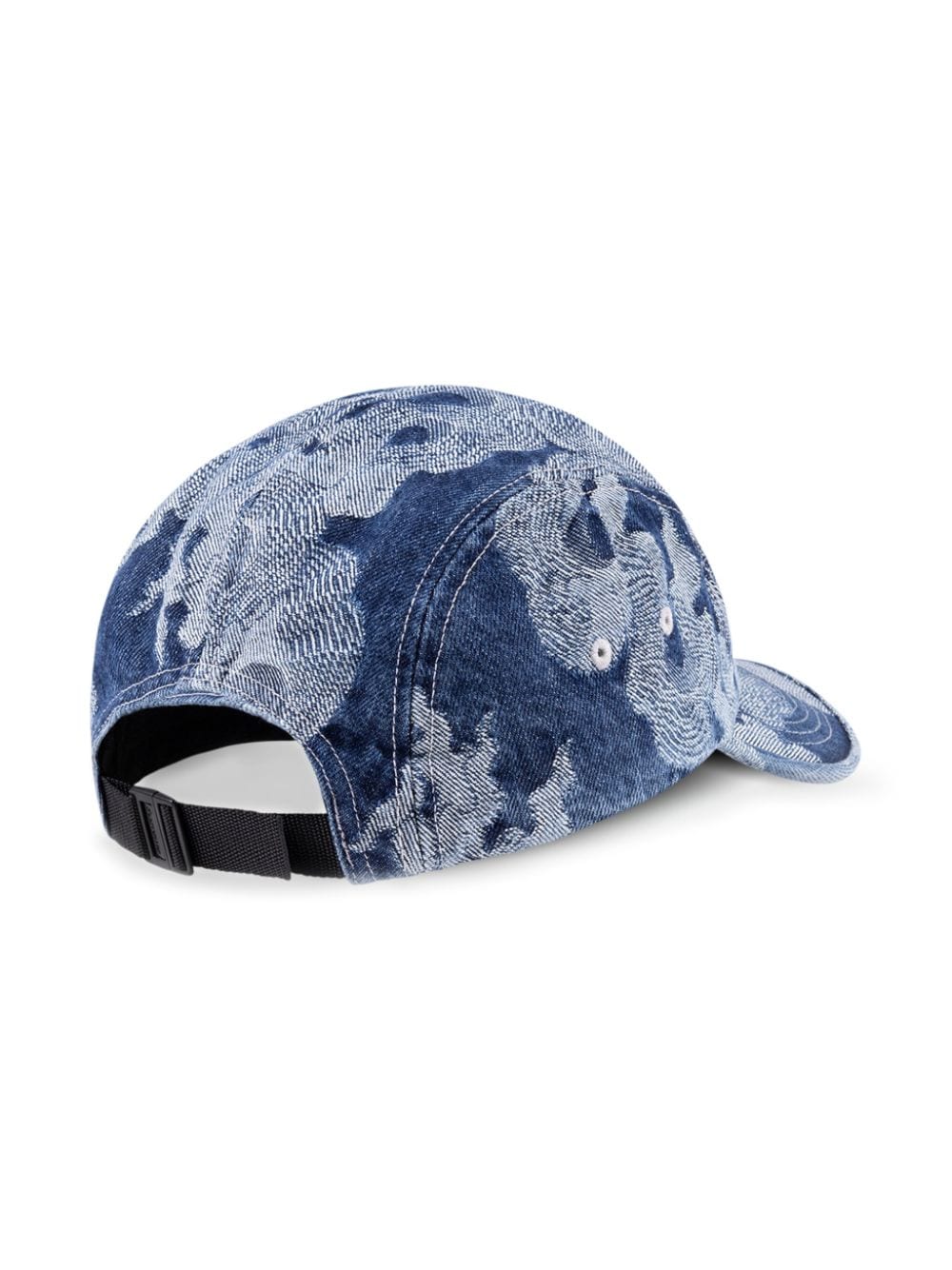 Supreme flame-jacquard denim camp cap - Image 2