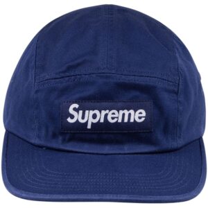 Supreme box-logo twill camp cap