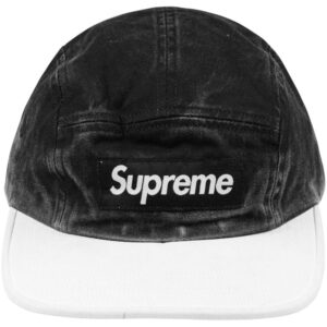 Supreme colour-blocked cotton camp cap