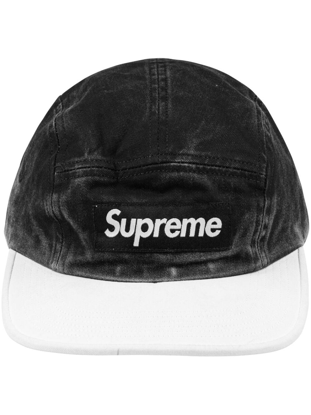 Supreme colour-blocked cotton camp cap