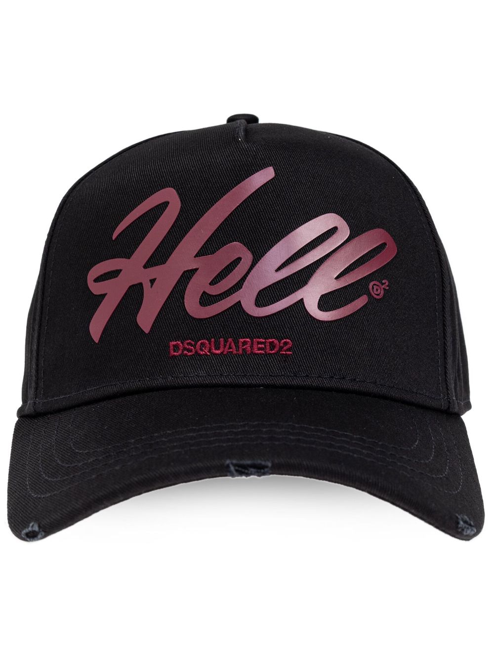 DSQUARED2 logo-print cotton cap