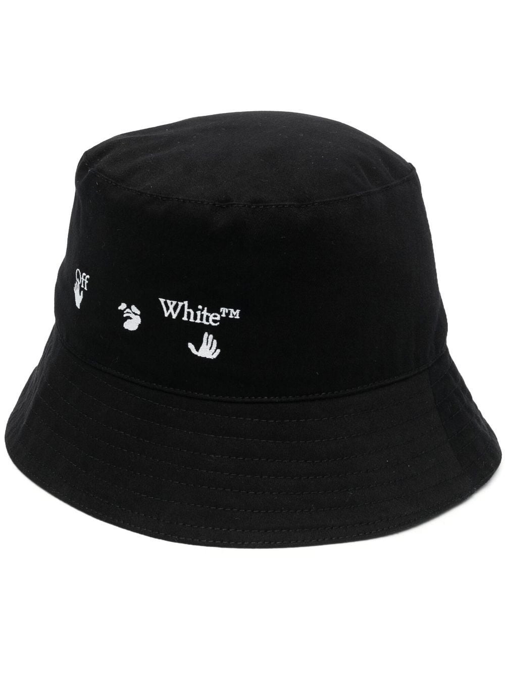 Off-White Swimming Man-logo bucket hat