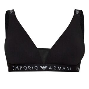 Emporio Armani  Iconic logo-underband bra