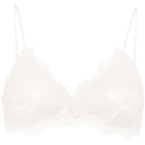 Semicouture  scallop-edge lace bra