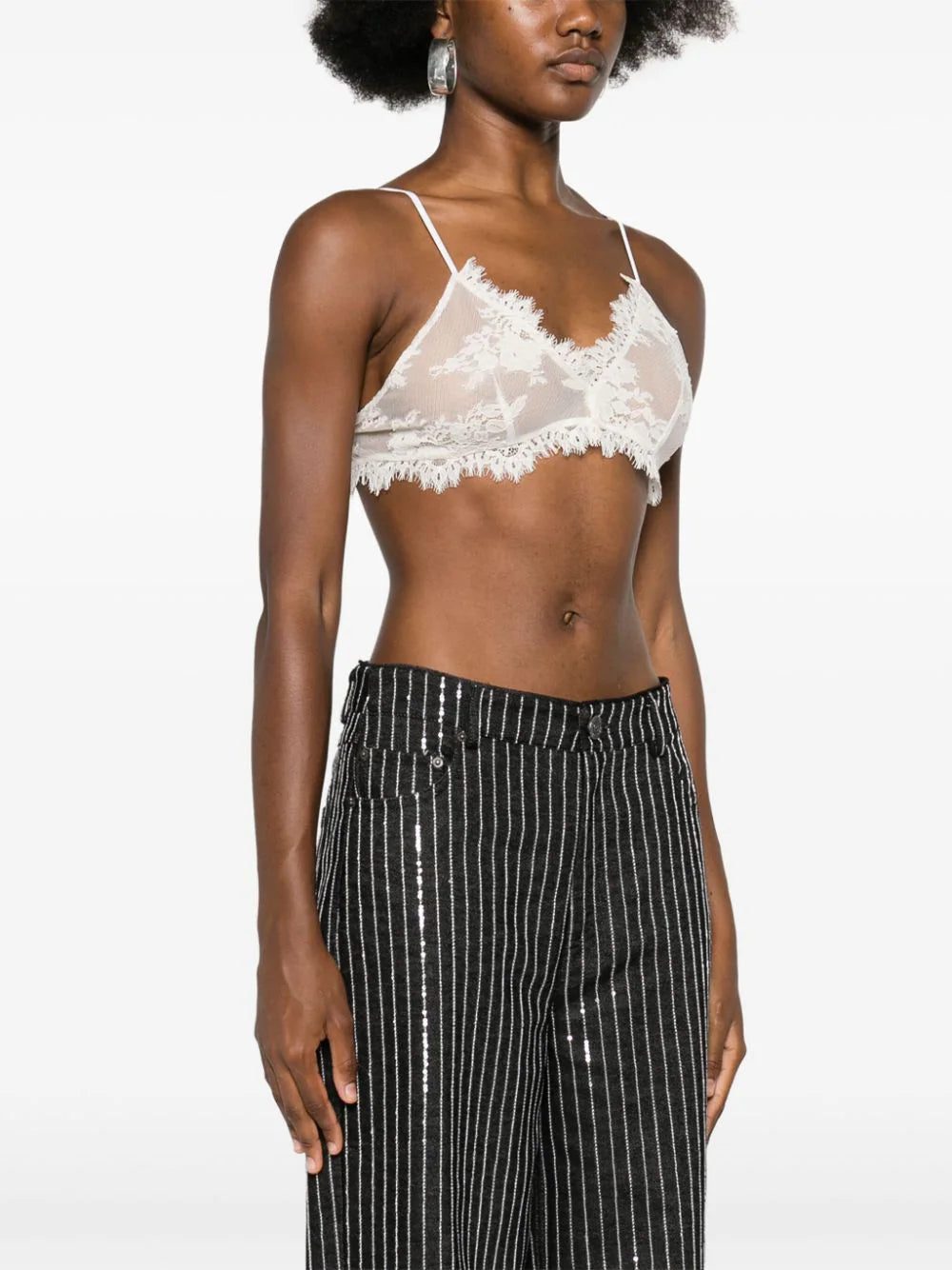 Semicouture scallop-edge lace bra - Image 3