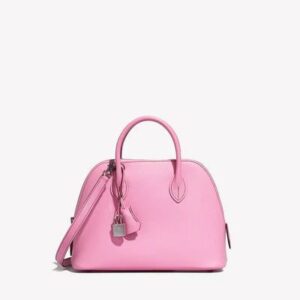 Hermès Bolide 25 in Bubblegum Epsom Leather with Palladium Hardware bag