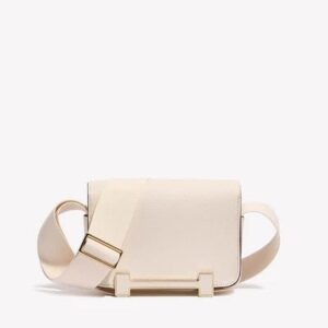 Hermès Geta Shoulder Bag in Nata Chèvre Mysore with Gold Hardware bag