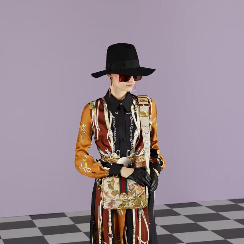 Gucci Ophidia GG Flora mini shoulder bag - Image 3