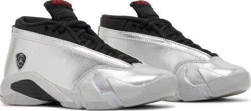 Wmns Air Jordan 14 Retro Low 'Metallic Silver' - Image 6
